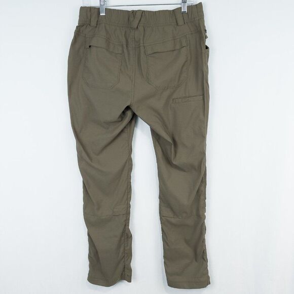 Duluth Trading Co Dry On The Fly Slim Leg Pants Womens 8x29 Major Green 46703 - Picture 3 of 16